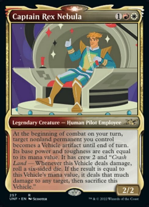 Captain Rex Nebula Card Front
