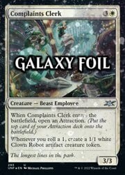 Complaints Clerk · Galaxy Foil 293