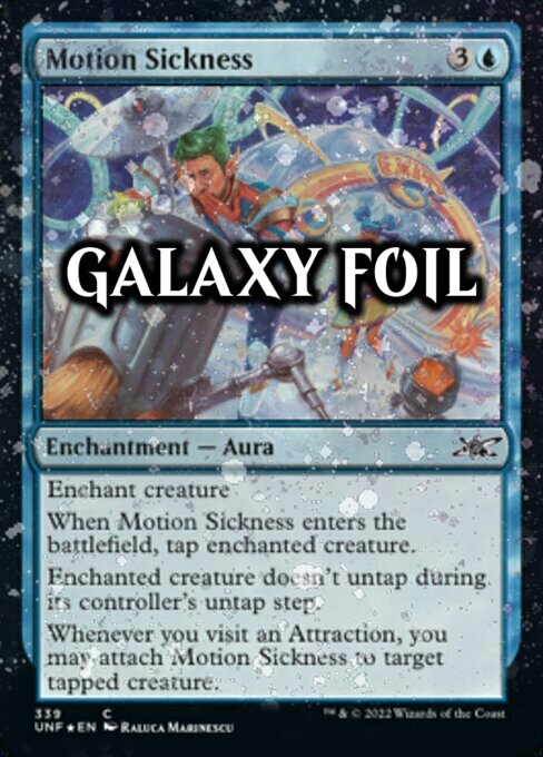 Motion Sickness Card Front