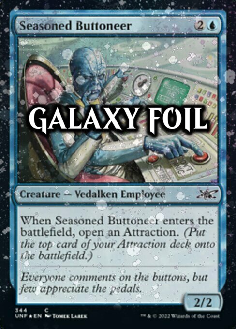 Seasoned Buttoneer Card Front