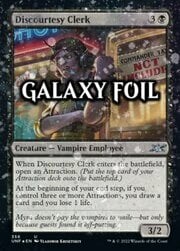 Discourtesy Clerk · Galaxy Foil 356