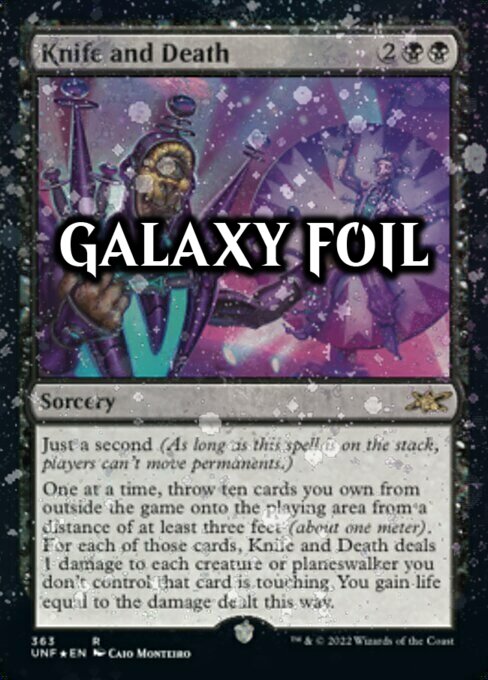 Knife and Death Card Front