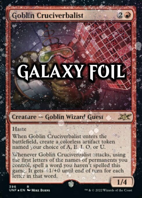 Goblin Cruciverbalist Card Front