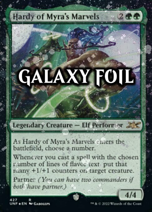 Hardy of Myra's Marvels Card Front
