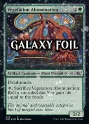 Vegetation Abomination · Galaxy Foil 446