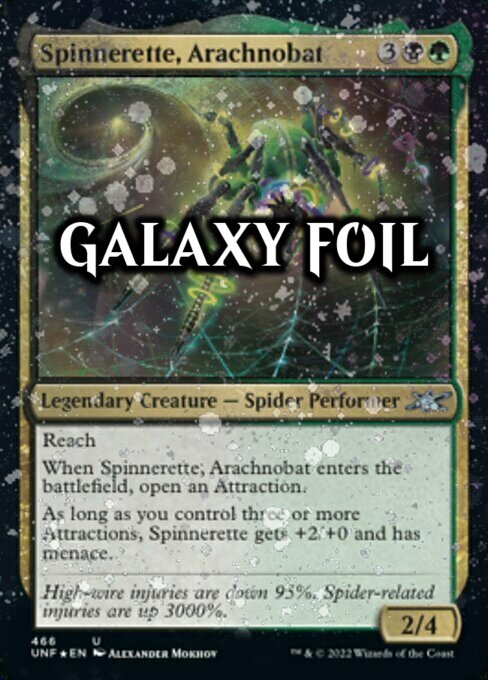 Spinnerette, Arachnobat Card Front