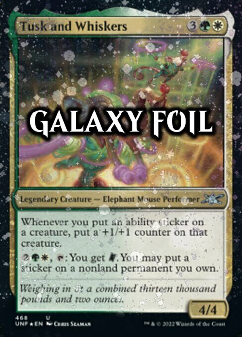 Tusk and Whiskers Card Front