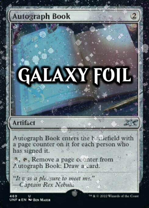 Autograph Book Card Front