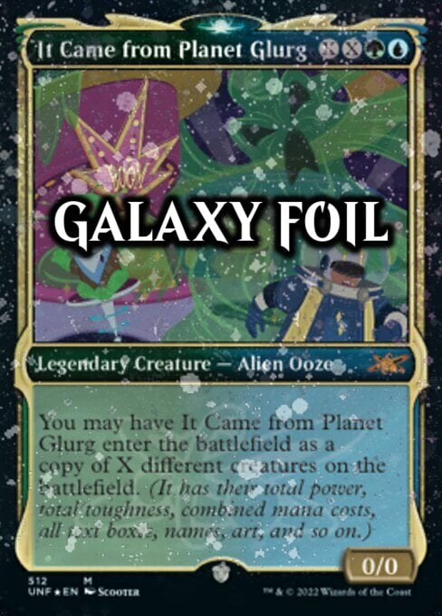 It Came from Planet Glurg Card Front
