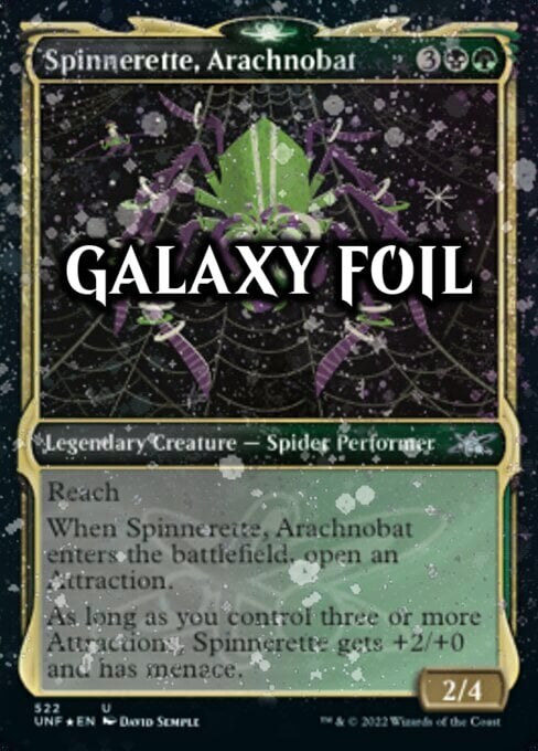 Spinnerette, Arachnobat Card Front