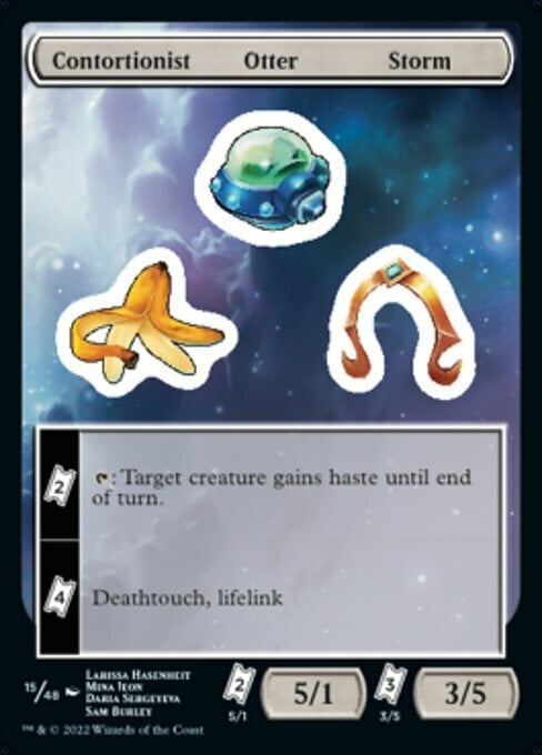 Contortionist Otter Storm Card Front