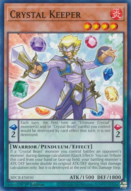 Crystal Keeper Card Front