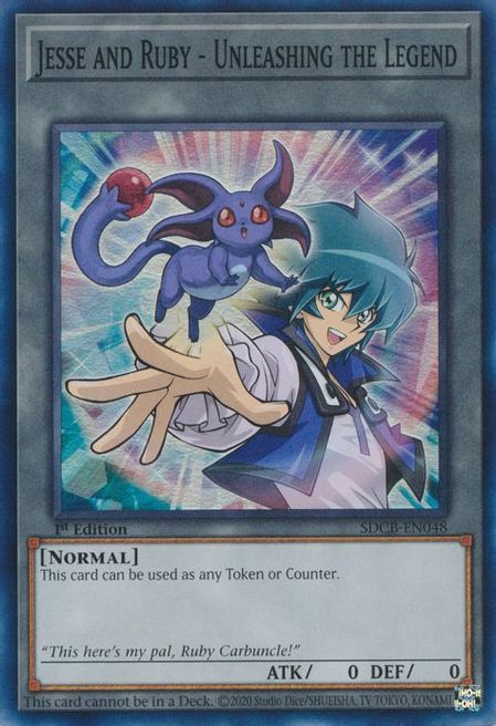 Jesse and Ruby - Unleashing the Legend Card Front