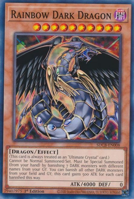Rainbow Dark Dragon Card Front
