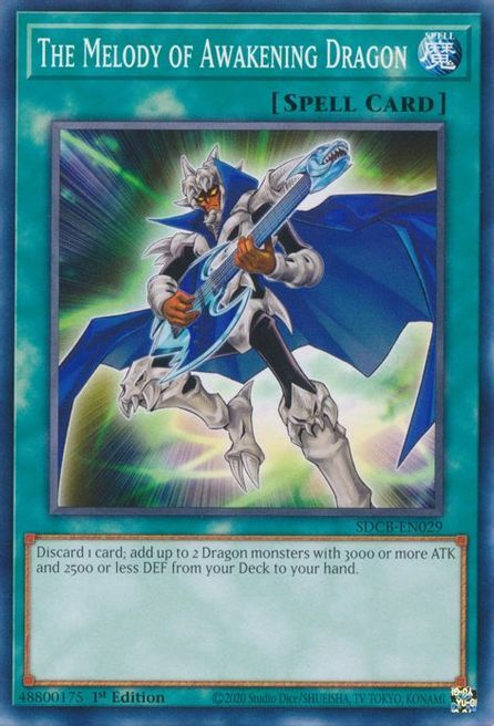 The Melody of Awakening Dragon Card Front