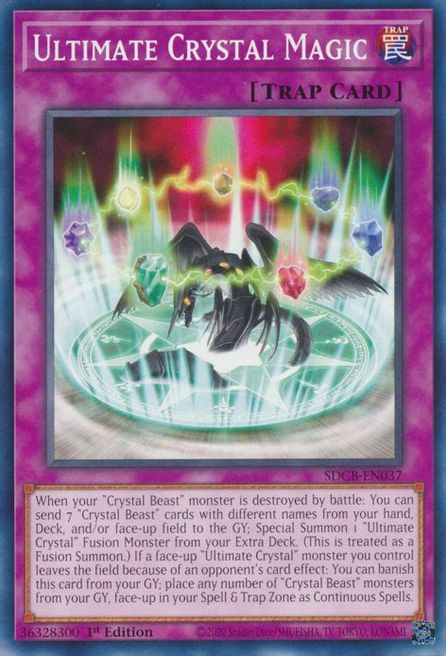 Ultimate Crystal Magic Card Front