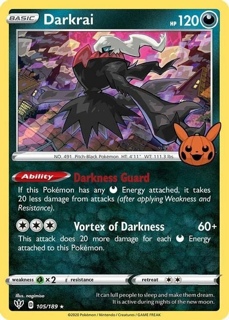 Darkrai [Darkness Guard | Vortex of Darkness] Card Front