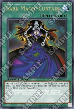 Dark Magic Curtain Card Front