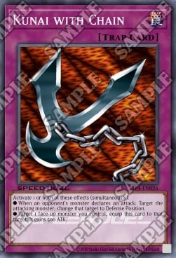 Kunai with Chain Card Front