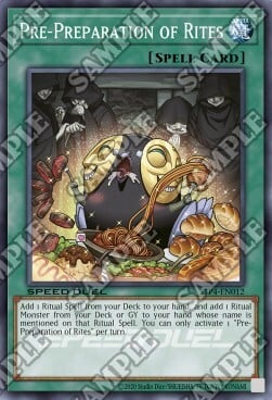 Pre-Preparazione dei Riti Card Front