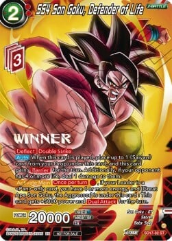 SS4 Son Goku, Defender of Life Card Front