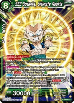 SS3 Gotenks, Ultimate Rookie Card Front