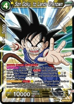 Son Goku, to Lands Unknown Card Front
