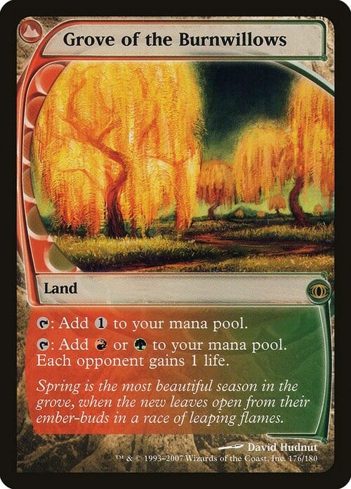 Grove of the Burnwillows Card Front