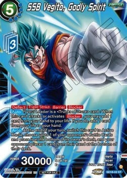 SSB Vegito, Godly Spirit Card Front