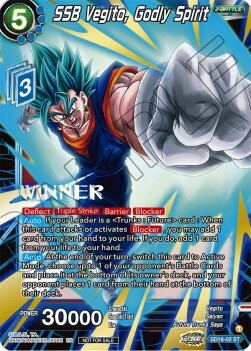 SSB Vegito, Godly Spirit Card Front