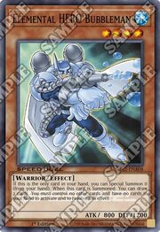 Elemental HERO Bubbleman · Secret Rare 008sec