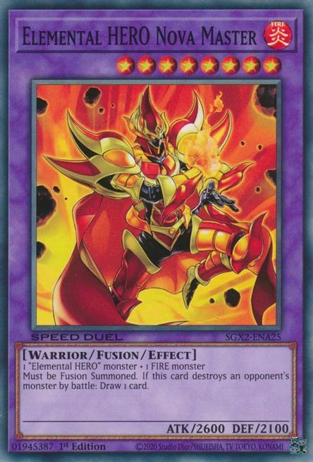 Elemental HERO Nova Master Card Front