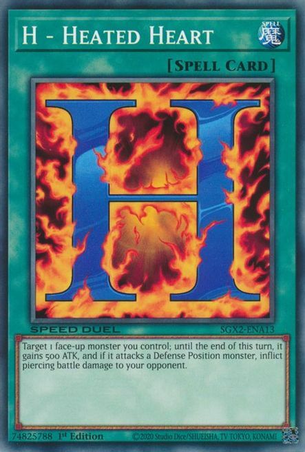 H - Ho il Cuore in Fiamme Card Front
