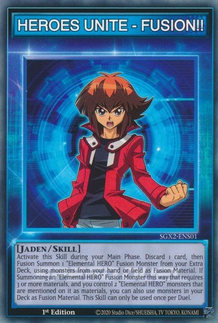 HEROES UNITE - FUSION!! Card Front