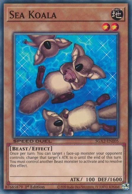 koala yugioh card Hulking by BDSceptyr on DeviantArt Normal Monster Rarity Sea Koala - Yu-Gi-Oh! card