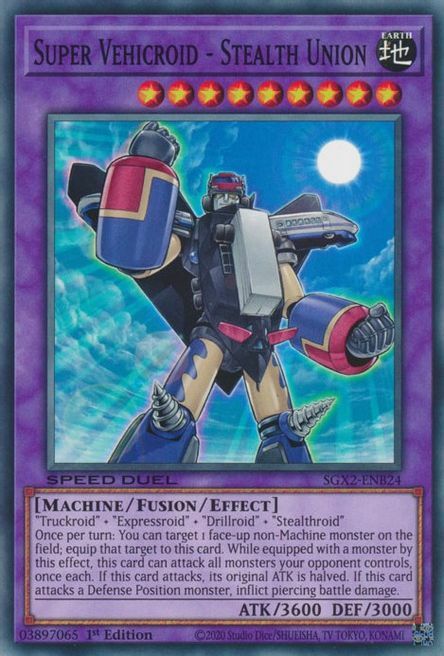 Super Vehicroid - Unione Stealth Card Front