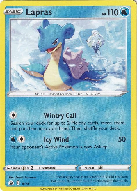 Lapras Card Front