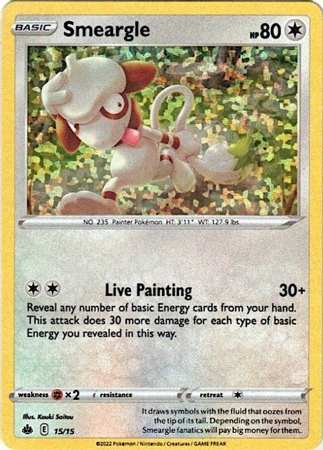 Smeargle [Live Painting] Card Front