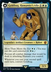 Goldbug, Humanity's Ally // Goldbug, Scrappy Scout