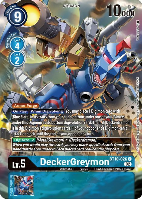 DeckerGreymon Card Front
