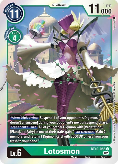 Lotosmon Card Front