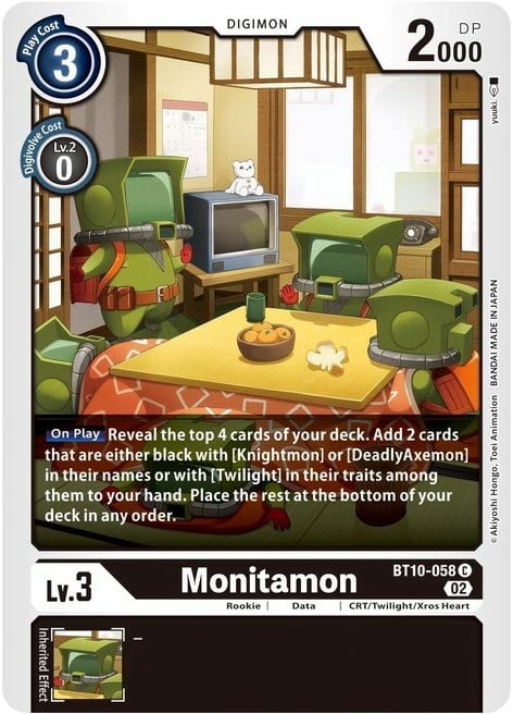 Monitamon Card Front