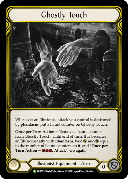 Ghostly Touch Card Front