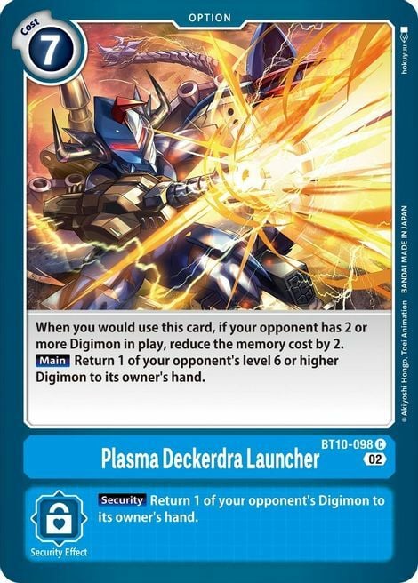Plasma Deckerdra Launcher Card Front