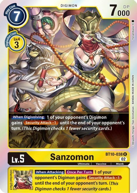 Sanzomon Card Front