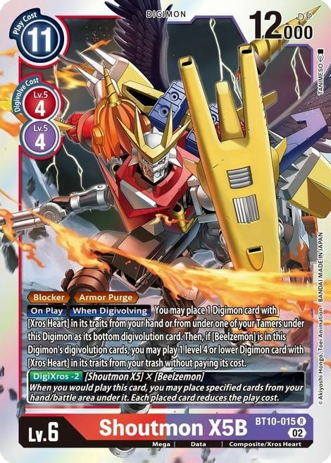 Shoutmon X5B Card Front