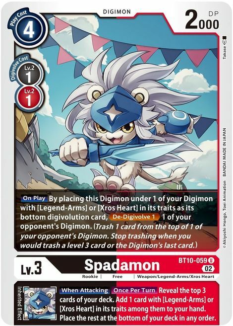 Spadamon Card Front