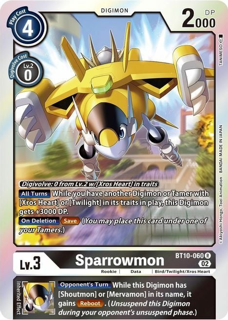 Sparrowmon Card Front