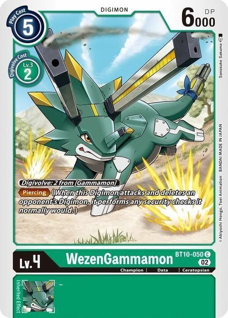 WezenGammamon Card Front