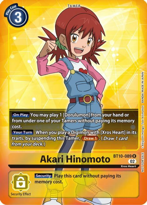 Akari Hinomoto Card Front